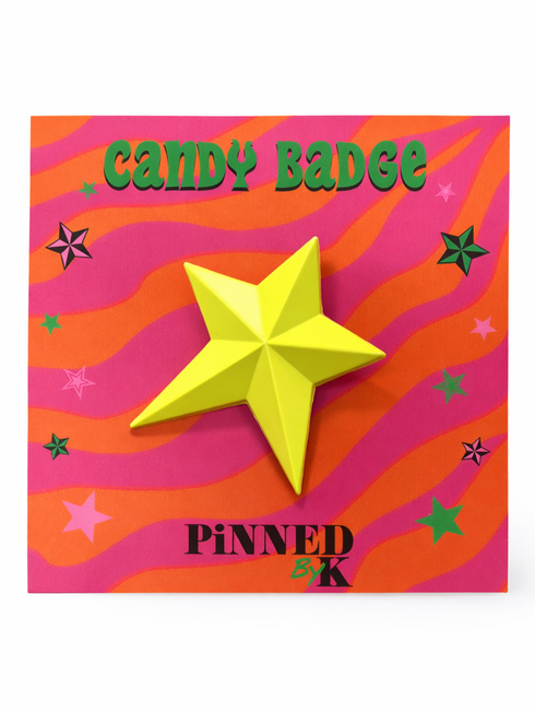 Broche Star Yellow