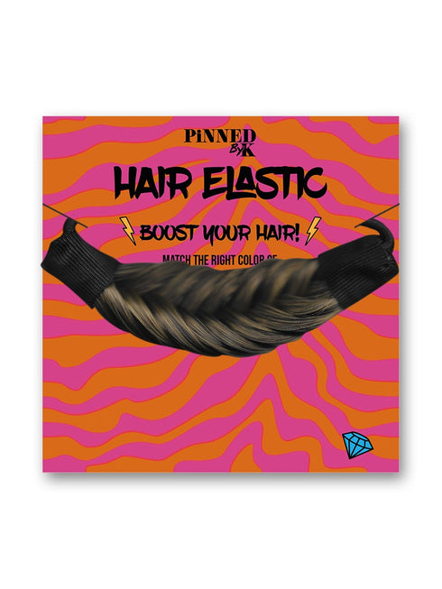 Geflochtenes Haargummi - Aschbraun