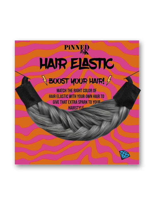 Gewebtes Haargummi - Dunkler Kakao