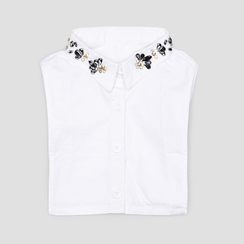 Halsband Kinder Weiß Diamant