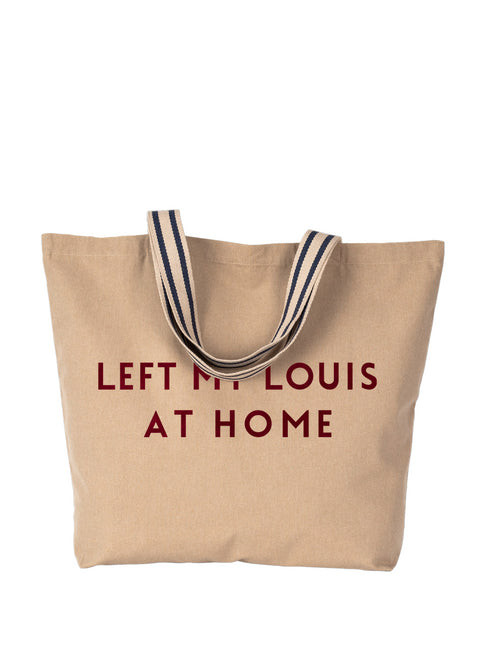 Canvas Bag Louis Bordeaux Velvet