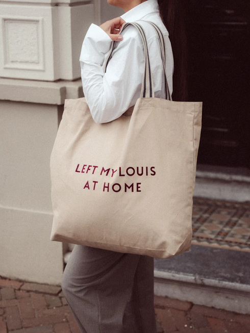 Canvas Bag Louis Bordeaux Velvet