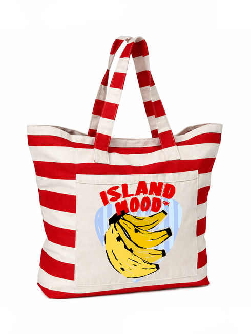Canvas Bag Striped Island Mood