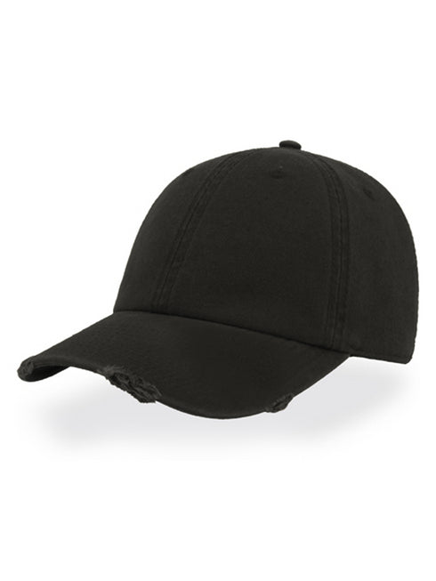 Cap Basic Destroyed Black