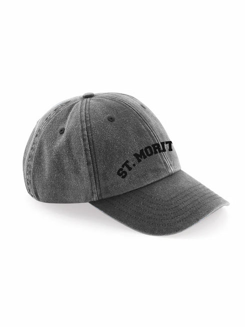 Cap Washed ST. Moritz Black Velvet