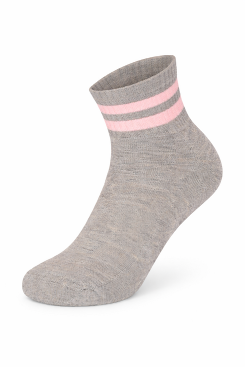 Sportive Short Sock Pink Stripe