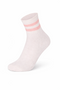 Sportive Short Sock Pink Stripe