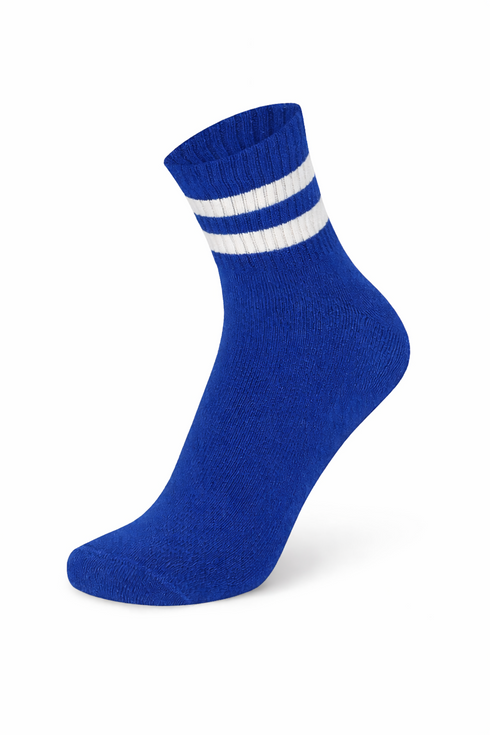 Sportive Short Sock White Stripe