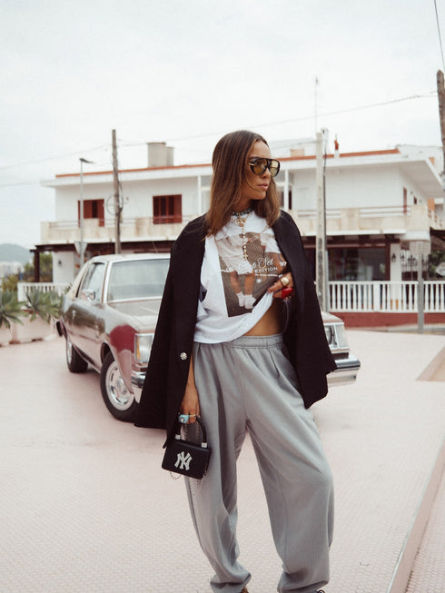 Cropped T-shirt Club Set
