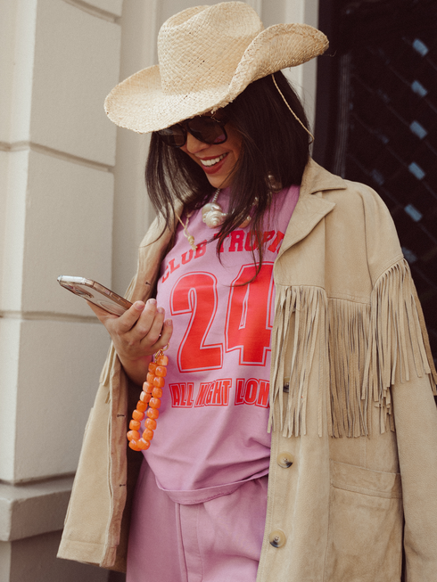 T-shirt Club Tropica Red