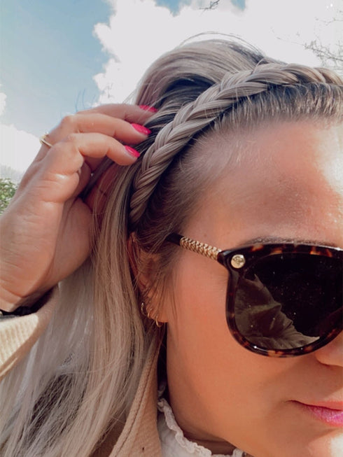 Hair Braid - Ash Grey Blonde