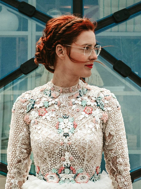 Haarzopf - Kastanienbraun