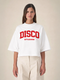 Cropped T-shirt Disco Studios Red