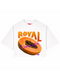 Cropped T-shirt Royal Orange