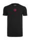 Curve T-Shirt 3D Smiley Pink Glitzer - Schwarz