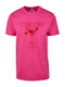 Curve T-Shirt Cin Cin Club Rot - Rosa