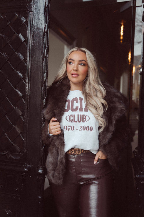 Fake Fur Brown Jack | NOTE: Levertijd 5-7 werkdagen