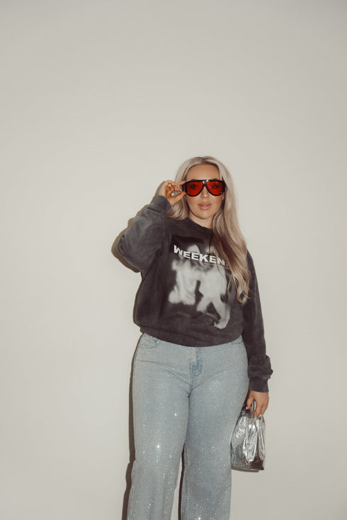 Boxy Sweater Washed Weekend Vibes