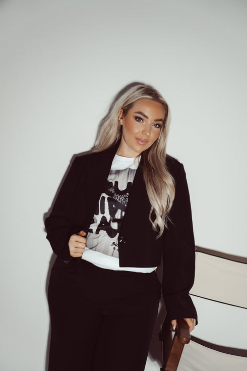 Blazer Short Black | NOTE: Levertijd 5-7 werkdagen