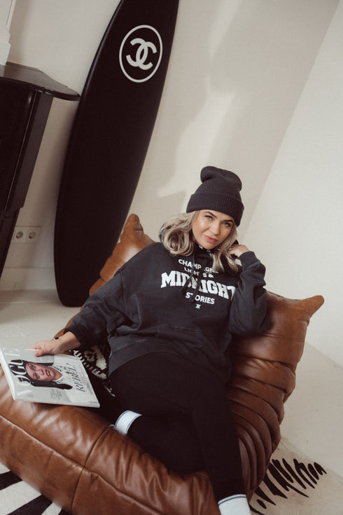 Hoodie Washed Midnight