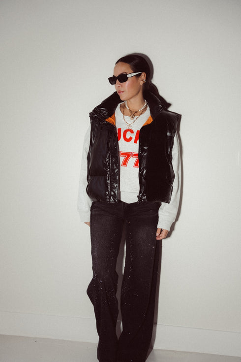 Boxy Sweater Lucky 777 Red