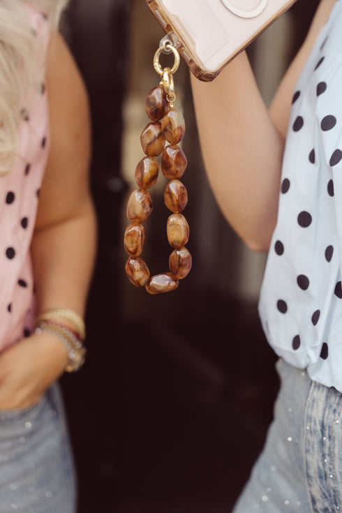 Phone Strap Brown