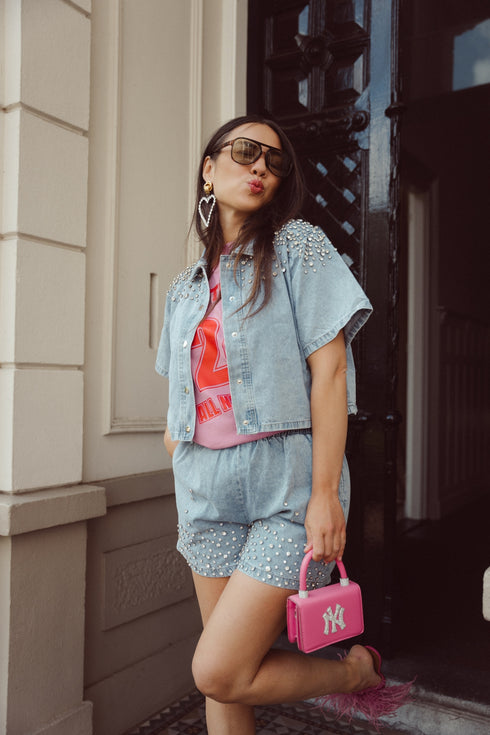 Set Denim Studs