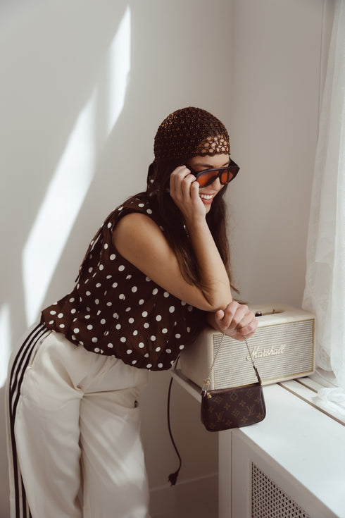 Haltertop Polka Dot