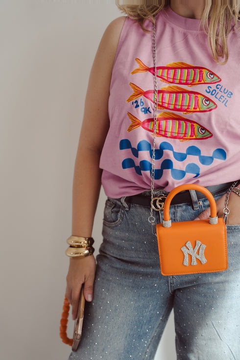 Tanktop Washed Club Soleil