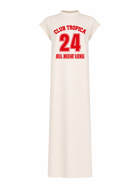 Dress Long Club Tropica Red