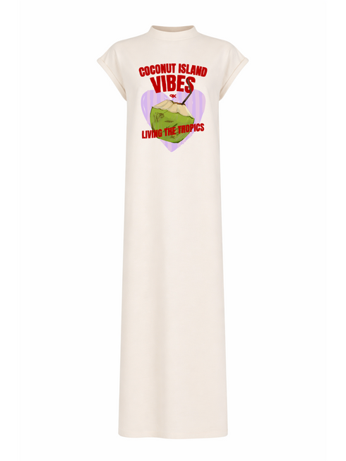 Dress Long Coconut Island Vibes