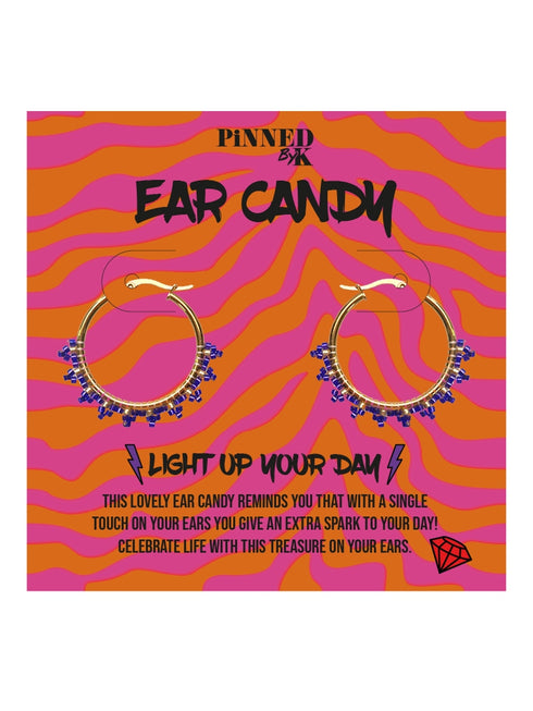 Ear Candy Cobalt Beads