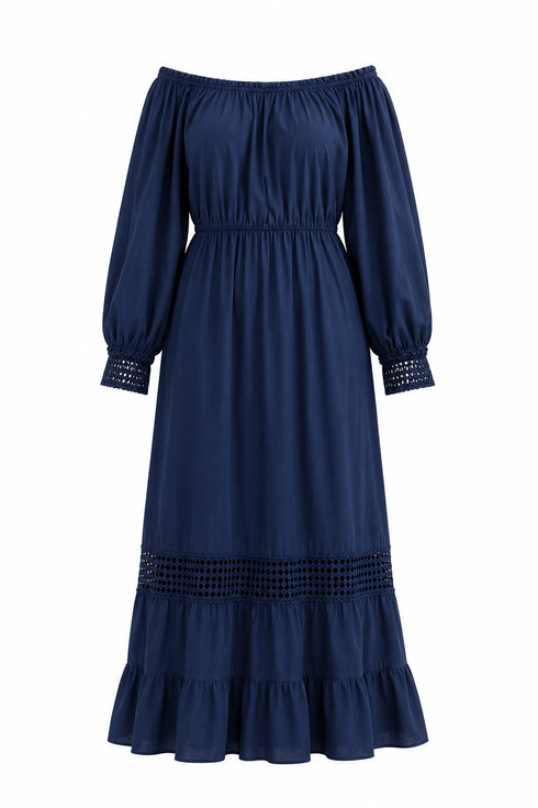 The Marrakesch Dress Dark Blue