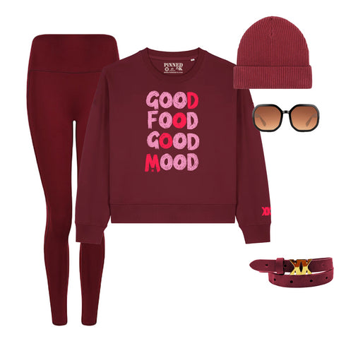 Boxy Sweater Good Food Good Mood