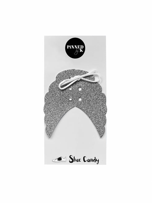 Fransen Candy Glitter - Silber
