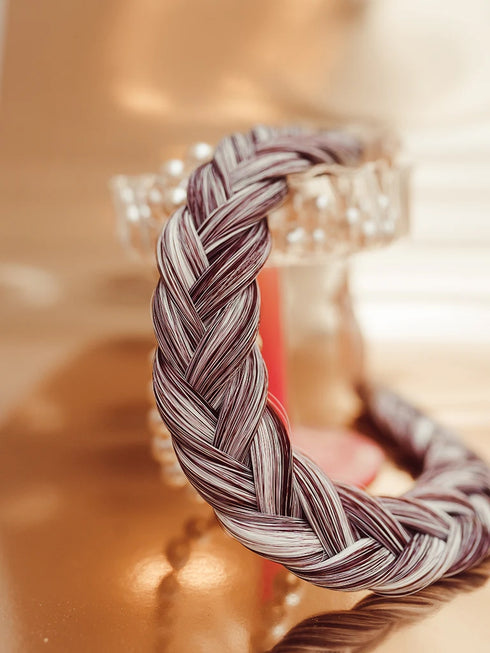 Geflochtener Haarzopf - Karamell