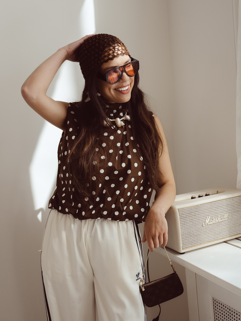 Haltertop Polka Dot