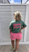 T-shirt Resting On Vacation green