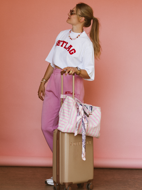 Jogger Washed Jetlag Red Velvet
