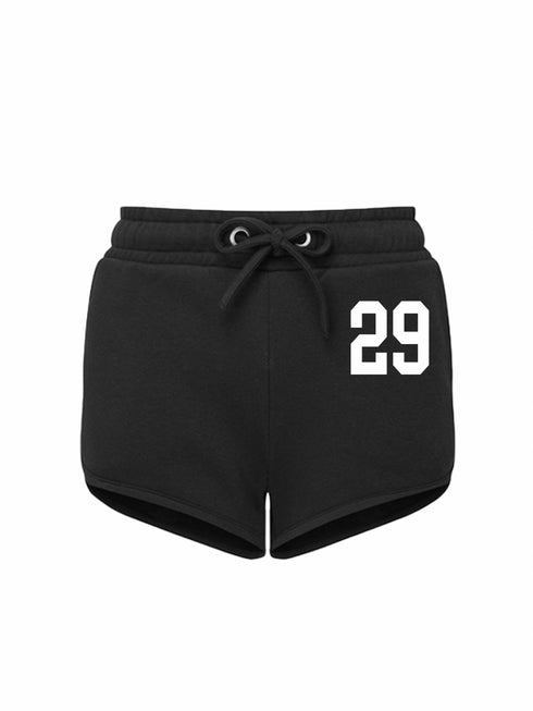 Jogger Short 29 Weiß - Schwarz