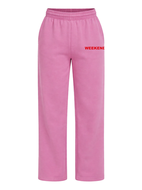 Jogger Washed Weekend Vibes Red
