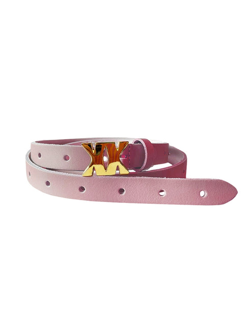 Leather Belt Shine Gold PBK