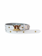 Leather Belt Shine Gold PBK Laque Gold Studs