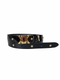 Leather Belt Shine Gold PBK Laque Gold Studs