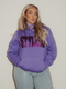 Limited Hoodie Stylish Purple Glitter