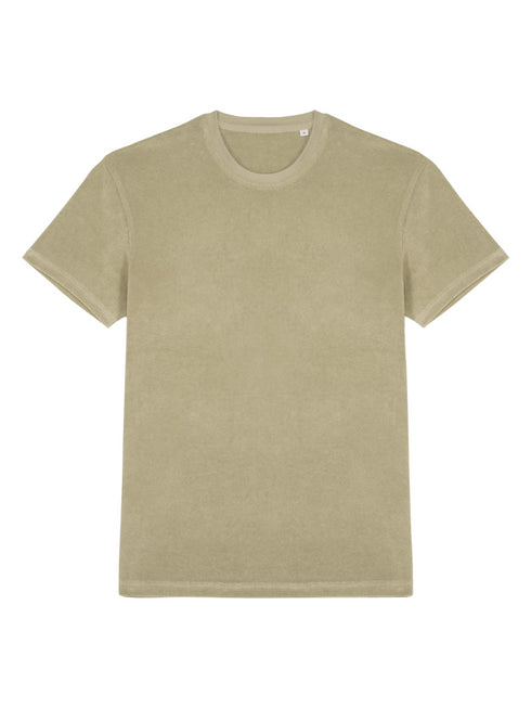 Badstof Man Shirt Basic - Almond Green | NOTE- Levertijd 5-6 werkdagen