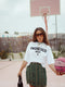 Cropped T-shirt Prosecco Mood Black