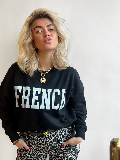 Boxy Sweater French Vintage White