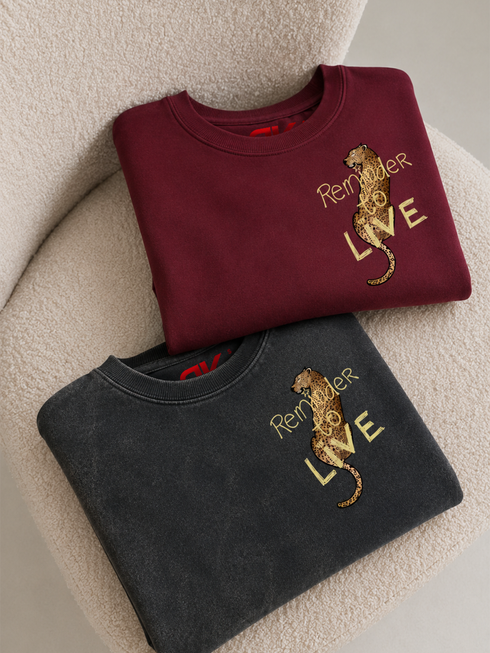 Boxy Sweater Reminder To Live
