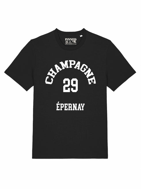 Regular T-Shirt Curve T-Shirt Champagner Epernay Weiß